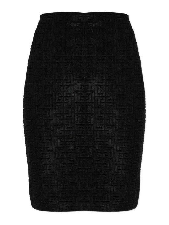 26SS 발망 미디 스커트 GF1LC286JL420PA Black