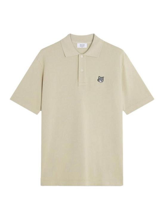 26SS 메종키츠네 폭스 헤드 컴포트 폴로 티셔츠 PM00210KP00010450 Beige