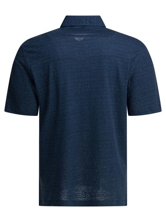 26SS 브루넬로 쿠치넬리 저지 폴로 셔츠 MR8273915C005 Blue - BRUNELLO CUCINELLI