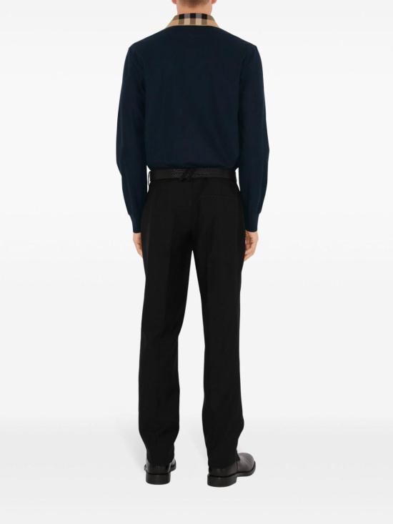 26SS 버버리 코튼 폴로셔츠 8098813 Blue - BURBERRY