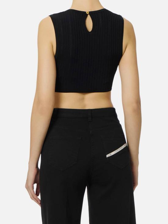  엘리자베타프랜치 민소매 티셔츠 TK76S61E2110 Black - ELISABETTA FRANCHI