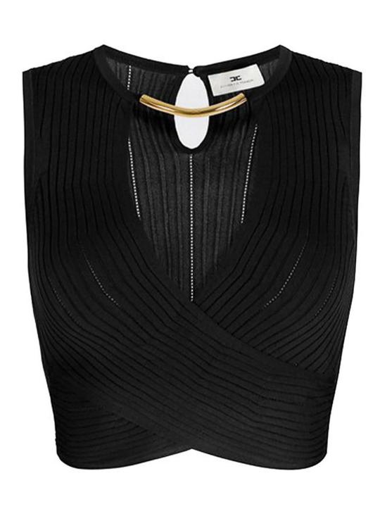  엘리자베타프랜치 민소매 티셔츠 TK76S61E2110 Black