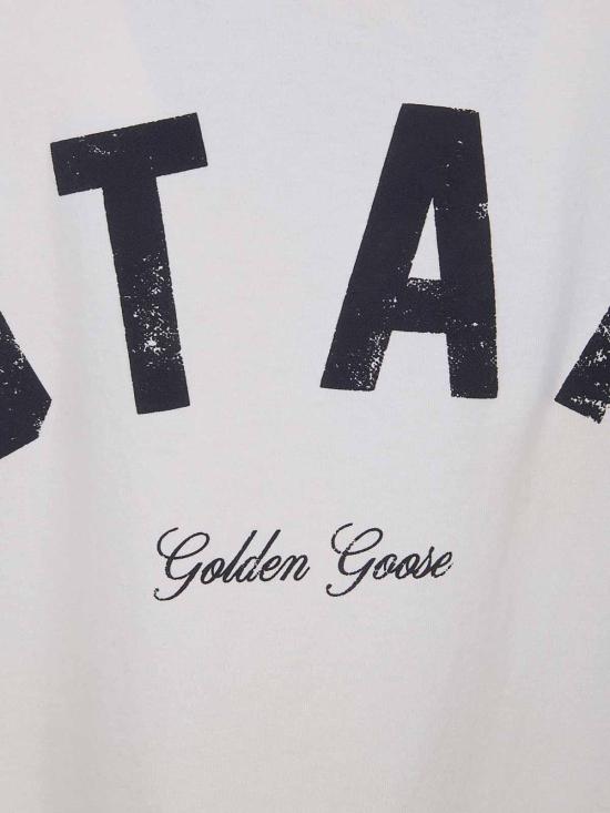 26FW 골든구스 반팔 티셔츠 GUP01873P00241811616 White - GOLDEN GOOSE