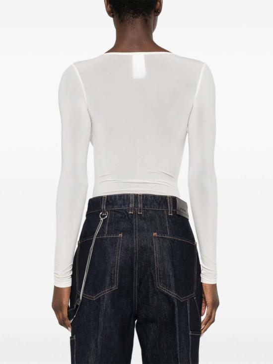 26SS 월포드 민소매 티셔츠 780551167 White - WOLFORD