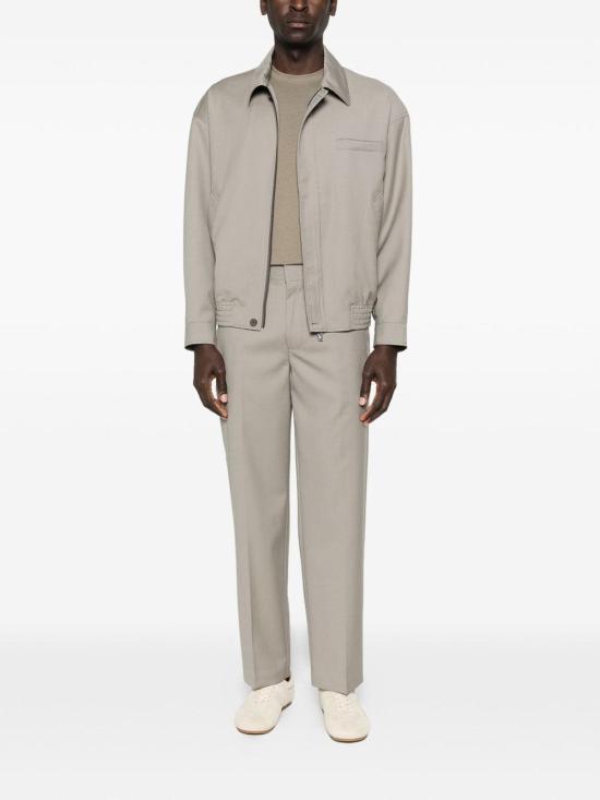 26SS 엠포리오 아르마니 스트레이트 팬츠 EM005365AF24469U8049 Grey - EMPORIO ARMANI