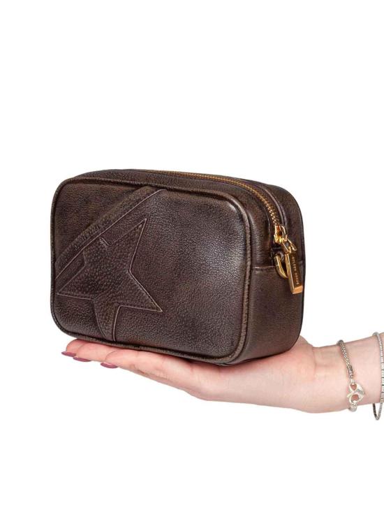 26FW 골든구스 미니 스타 크로스백 GWA00228A00075955357 DARK BROWN - GOLDEN GOOSE