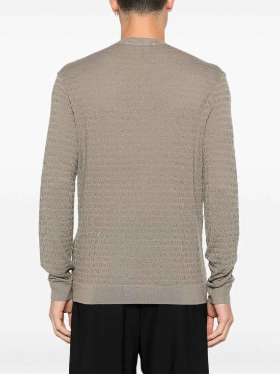 26SS 엠포리오 아르마니 스웨터 EM004378AF24416U8049 Grey - EMPORIO ARMANI
