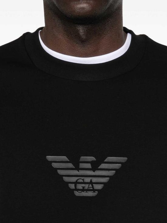 26SS 엠포리오 아르마니 긴팔 티셔츠 EM004541AF10013MC539 Black - EMPORIO ARMANI