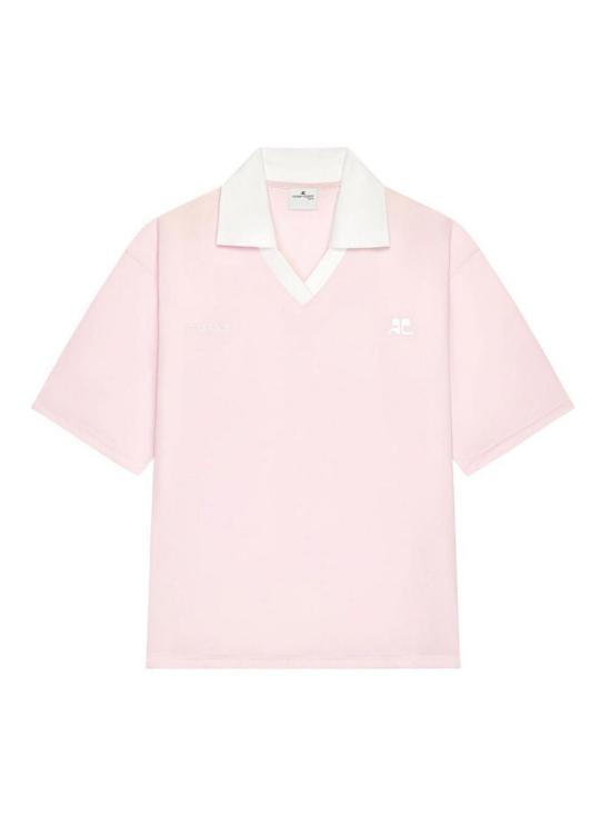 26SS 쿠레쥬 폴로 티셔츠 126JPO059JS0195B218 Nude Neutrals