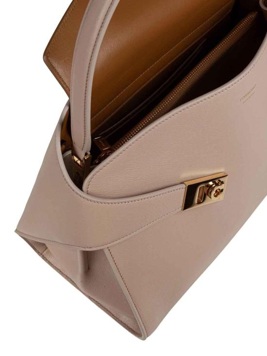 26SS 살바토레 페라가모 숄더백 219816HUGSH Taupe - SALVATORE FERRAGAMO