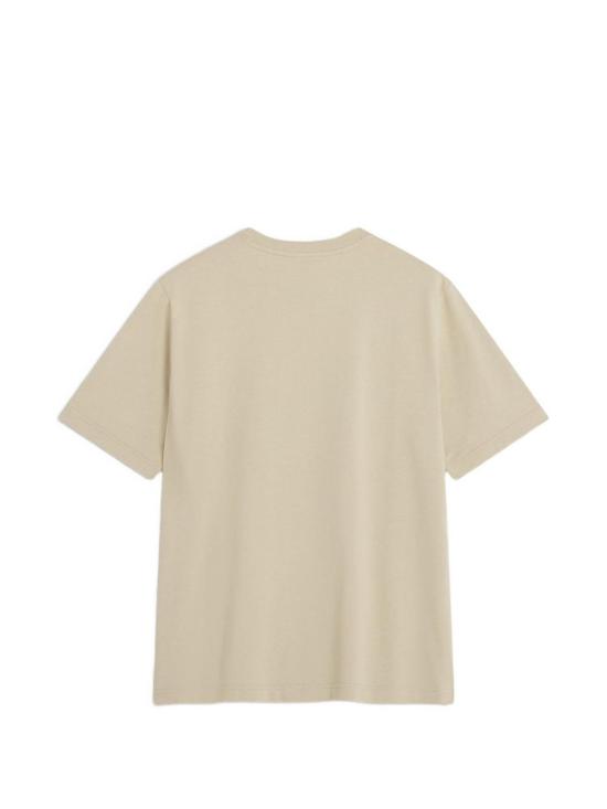 26SS 메종키츠네 폭스 헤드 컴포트 티셔츠 PM00108KJ70250450 Beige - MAISON KITSUNE