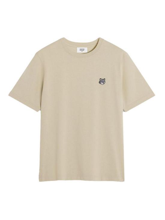 26SS 메종키츠네 폭스 헤드 컴포트 티셔츠 PM00108KJ70250450 Beige