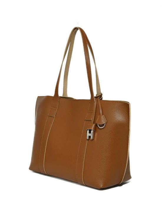 26SS 호간 토트백 KBW01WA0300UZU7E23 Brown - HOGAN