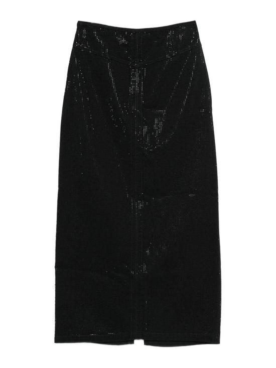 26SS 엠포리오 아르마니 미디 스커트 EW003492AF21084UC001 Black - EMPORIO ARMANI