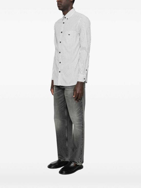 26SS 엠포리오 아르마니 긴팔 셔츠 EM005429AF24535FB441 Blue - EMPORIO ARMANI