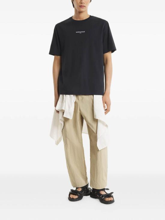 26SS 메종키츠네 파리 컴포트 티셔츠 QM00100KJ7025P199 Black - MAISON KITSUNE
