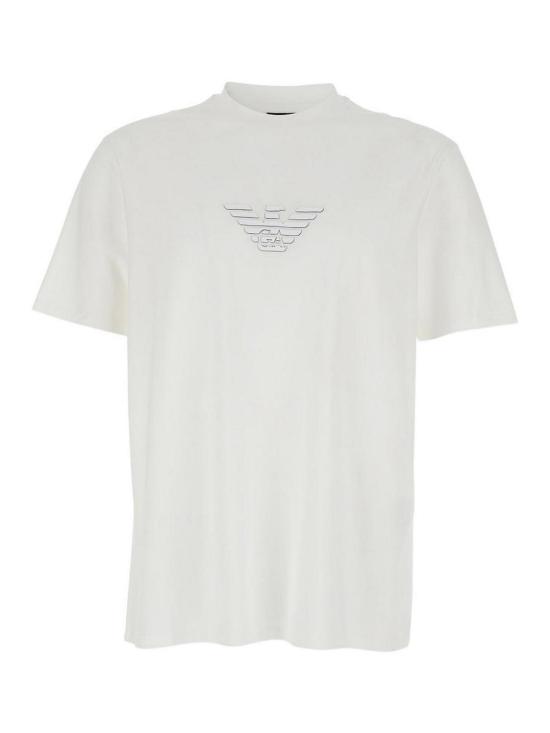 26SS 엠포리오 아르마니 반팔 티셔츠 EM004583AF13669M0306 White