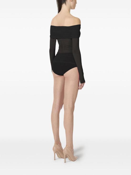 26SS 월포드 민소매 티셔츠 583117005 Black - WOLFORD