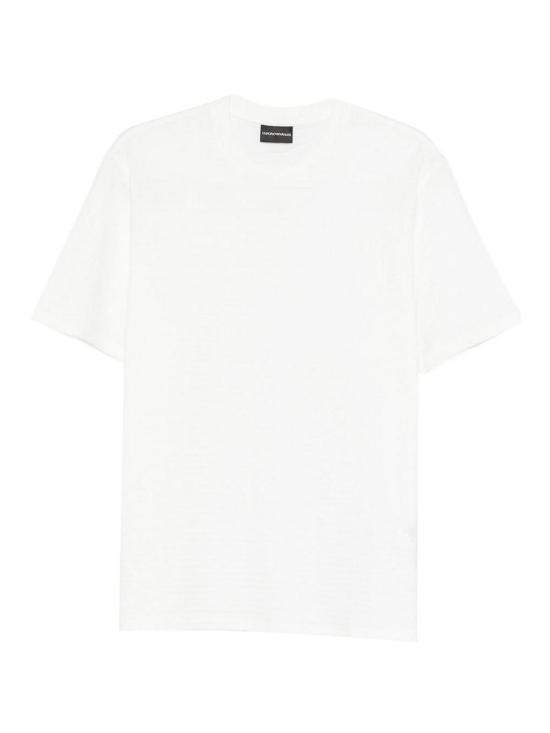 26SS 엠포리오 아르마니 반팔 티셔츠 EM004594AF10762F0185 White