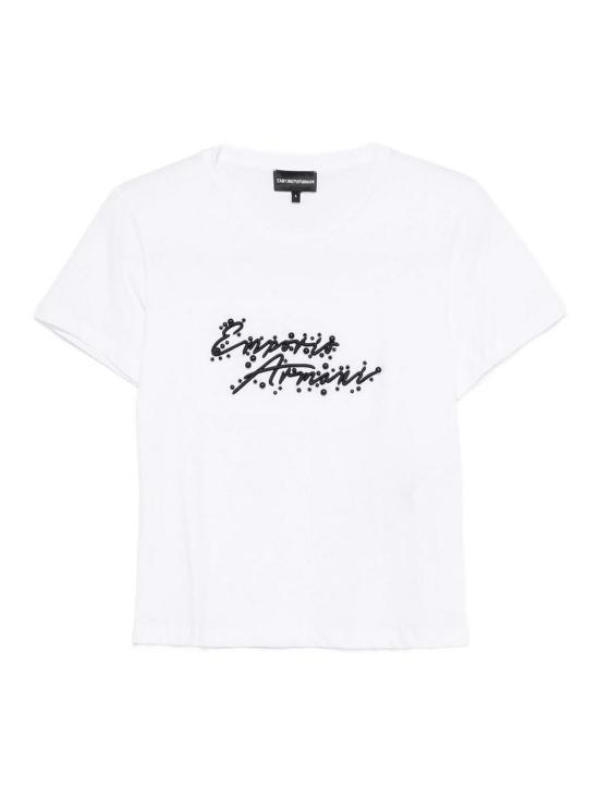 26SS 엠포리오 아르마니 반팔 티셔츠 EW003594AF12597U0002 White
