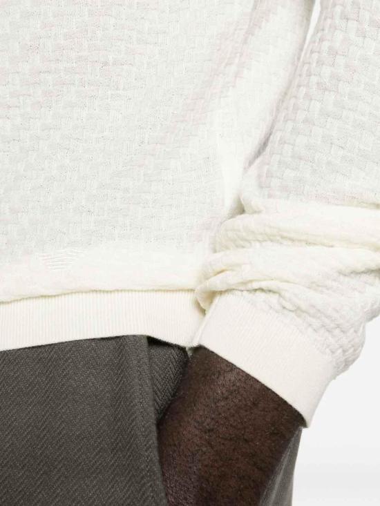 26SS 엠포리오 아르마니 스웨터 EM004742AF23757U1107 White - EMPORIO ARMANI