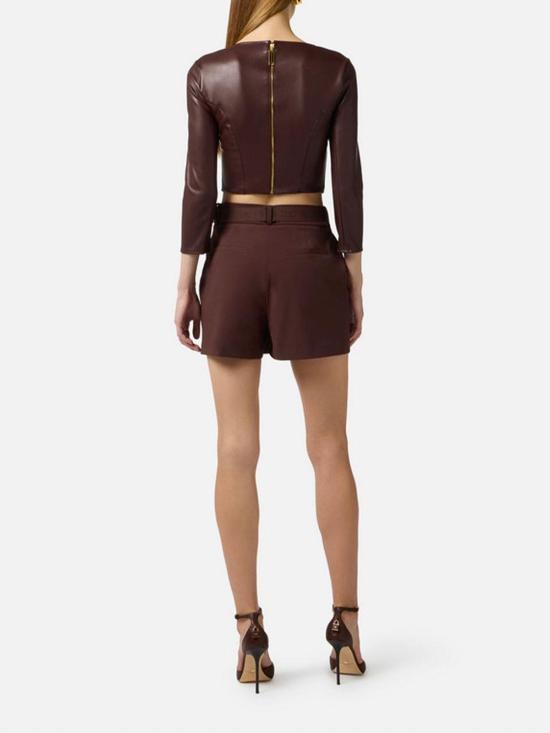  엘리자베타프랜치 와이드 벨트 SH00861E2644 Brown - ELISABETTA FRANCHI