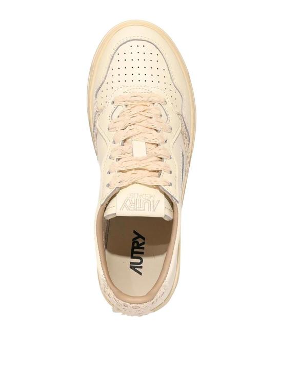 26SS 오트리 메달리스트 로우 스니커즈 AULWMJ01 Cream - AUTRY