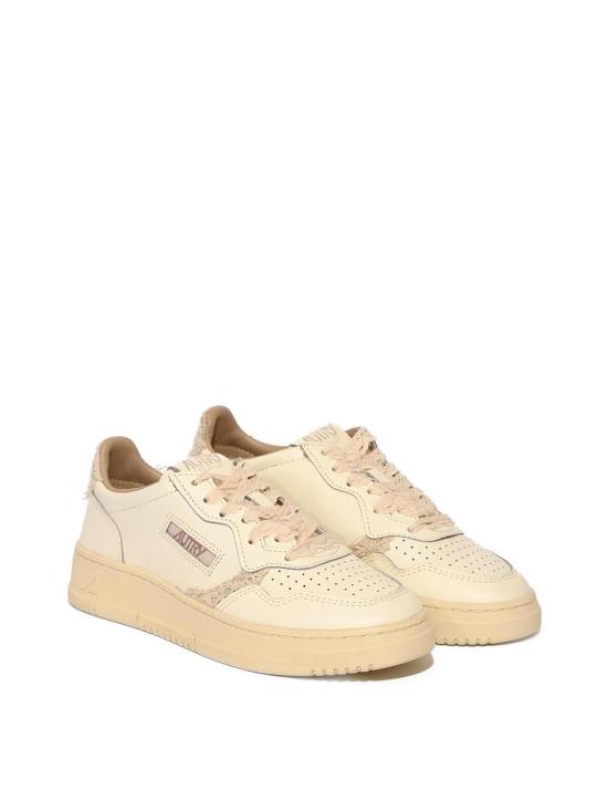 26SS 오트리 메달리스트 로우 스니커즈 AULWMJ01 Cream - AUTRY