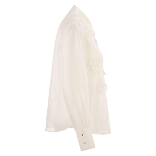 26SS 막스마라 스튜디오 블라우스 2616261013600 WHITE - MAX MARA STUDIO