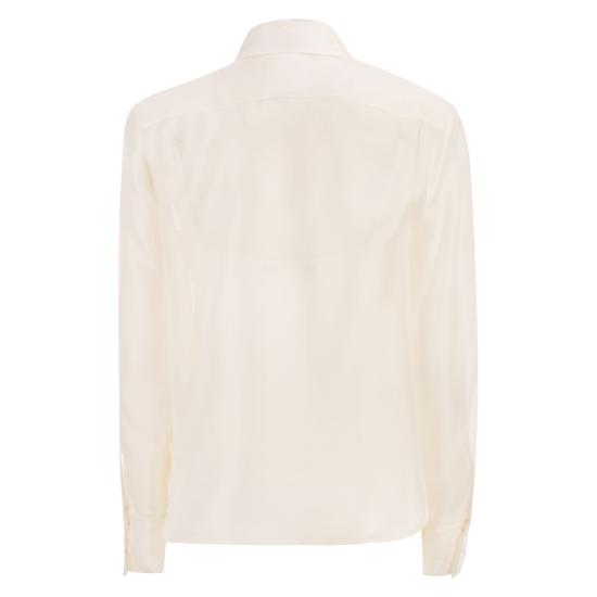 26SS 막스마라 스튜디오 블라우스 2616261013600 WHITE - MAX MARA STUDIO