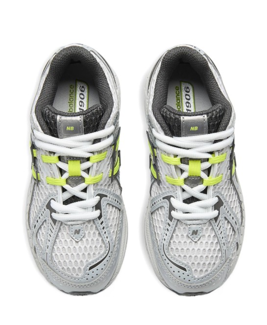 26SS [키즈] 뉴발란스 스니커즈 P190662Y BLACK METALLIC ALKALINE GREEN - NEW BALANCE