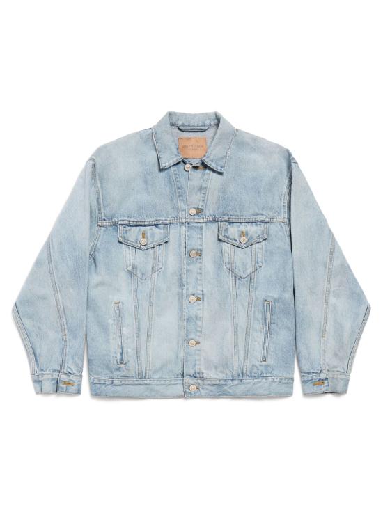 26SS 발렌시아가 레귤러 핏 데님 재킷 861410 TTWB14009 Blue