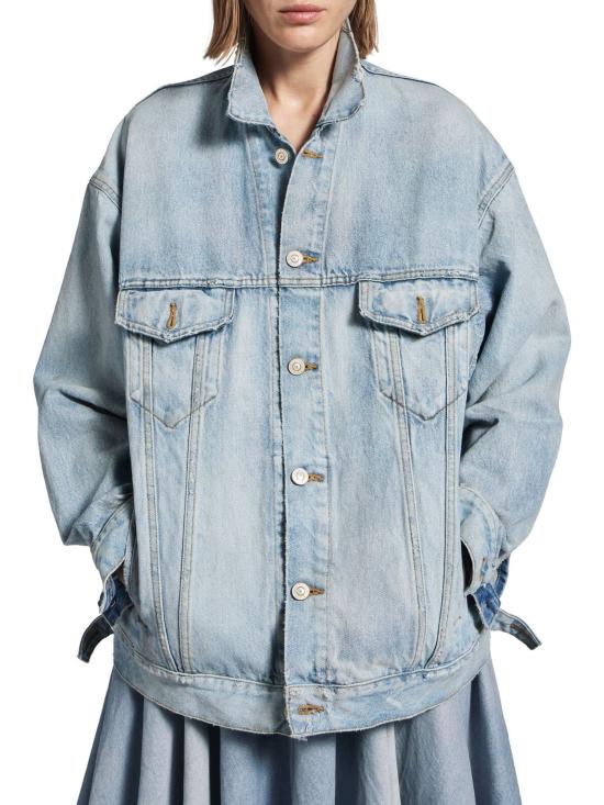 26SS 발렌시아가 레귤러 핏 데님 재킷 861410 TTWB14009 Blue - BALENCIAGA