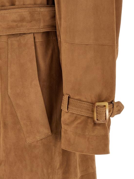 26SS 브루넬로 쿠치넬리 가죽 자켓 MPCFN2067C8558 Beige - BRUNELLO CUCINELLI