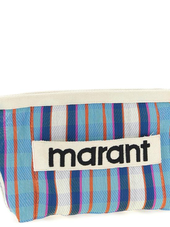 26SS 이자벨마랑 포든 스트라이프 파우치 백 PO0001FAA1X17MTUCK Multicolor - ISABEL MARANT