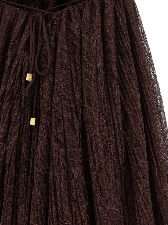 26SS 엘리자베타프랜치 숏 원피스 AB97062E2644 Brown - ELISABETTA FRANCHI