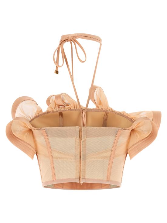 26SS 엘리자베타프랜치 이브닝 티셔츠 TO03962E2EA1 Pink - ELISABETTA FRANCHI