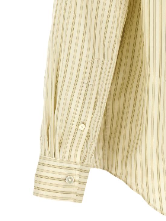 26SS 오라리 긴팔 셔츠 A26SS01CSIVORYSTRIPE Multicolor - AURALEE