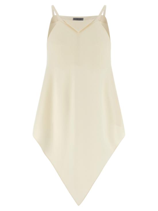 26SS 발렌시아가 민소매 티셔츠 872352TUT149002 White