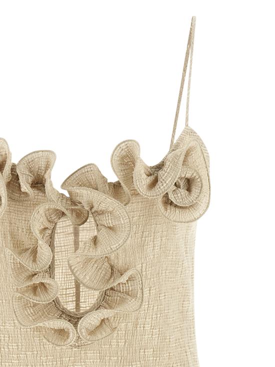 26SS 마그다뷰트림 숏 원피스 125526BEIGE Beige - MAGDA BUTRYM