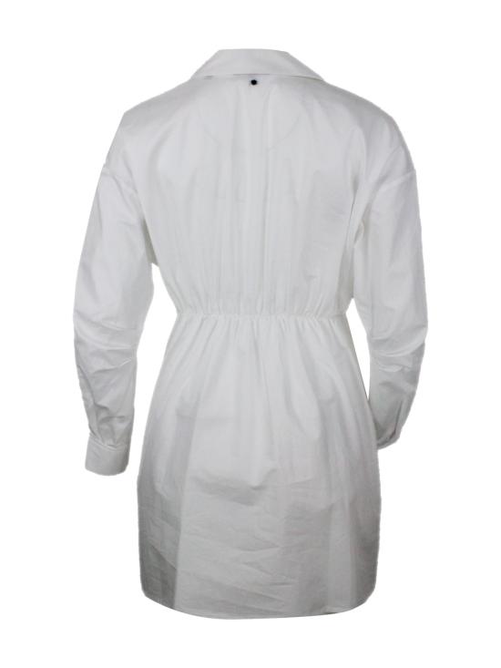 26SS 알마니 미디 원피스 XW002007AF18862 U002 White - ARMANI