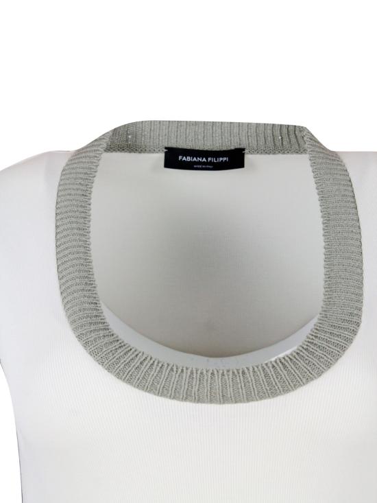 26SS 파비아나 필리피 반팔 티셔츠 JED276F582M224 VR3 Burro - FABIANA FILIPPI