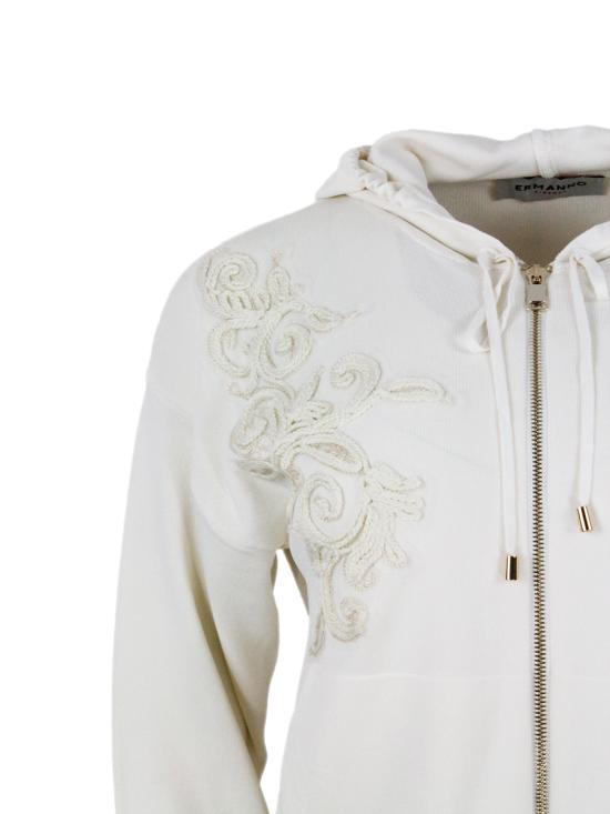 26SS 에르마노 피렌제 스웨터 D48EM006EP2 MF33 Ivory - ERMANNO FIRENZE