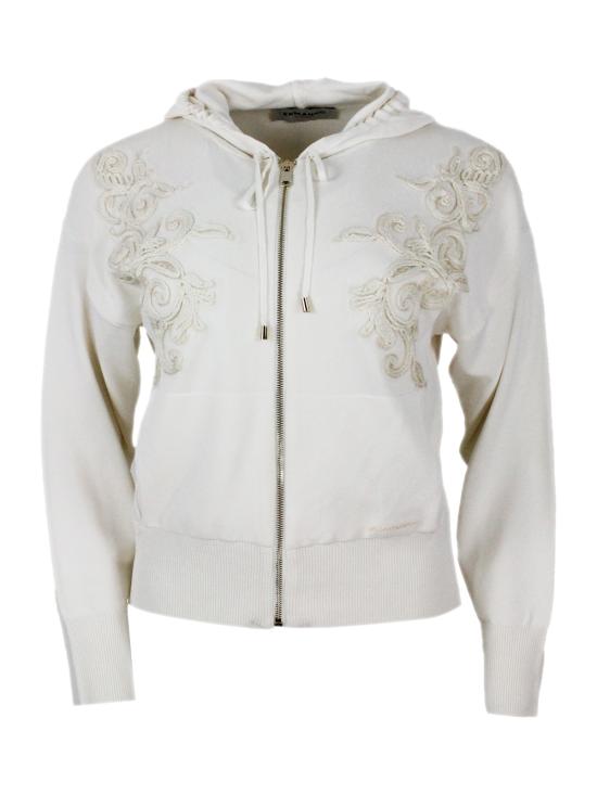 26SS 에르마노 피렌제 스웨터 D48EM006EP2 MF33 Ivory