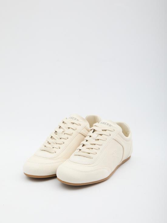 26SS 버버리 레더 나이트 러너 스니커즈​ 8126290 BEIGE - BURBERRY