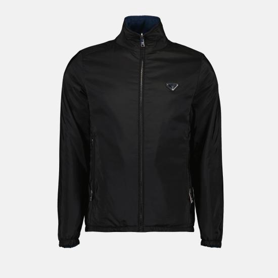 26SS 프라다 자켓 SGD1311WQ9F0D9M BLACK BLUE DOM