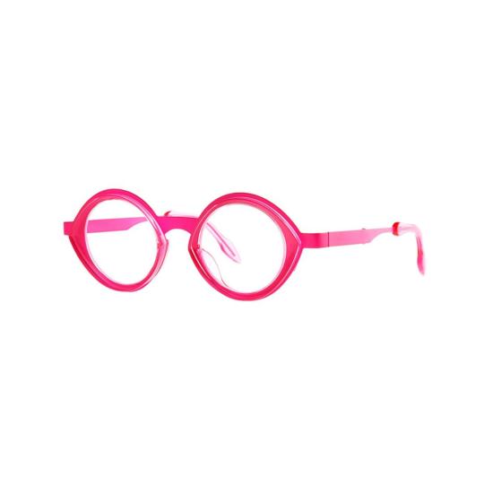 26SS 테오 아이웨어 선글라스 PIPE 013 FLUO PINK TRANSPARENT SHOCKING PINK