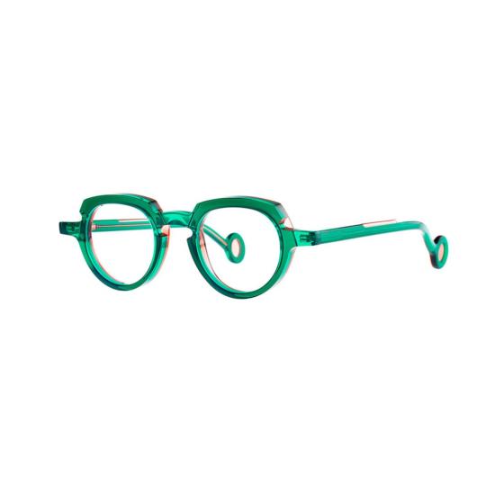 26SS 테오 아이웨어 선글라스 ANDY 016 TRANSPARENT OPAL GREEN TRANSPARENT RED N24 2
