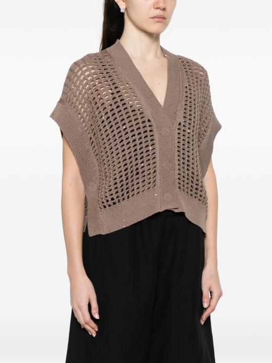 26SS 페세리코 가디건 A99075F07 09110149 Brown - PESERICO