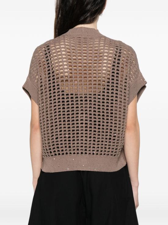 26SS 페세리코 가디건 A99075F07 09110149 Brown - PESERICO